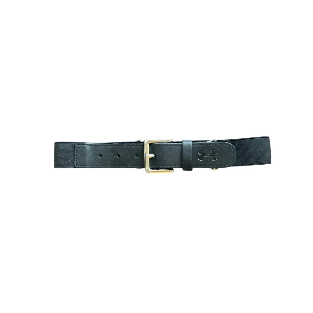 Under Armour Baseball Softball Belt Black Elastic Adjustable Youth Adult BXN9Z